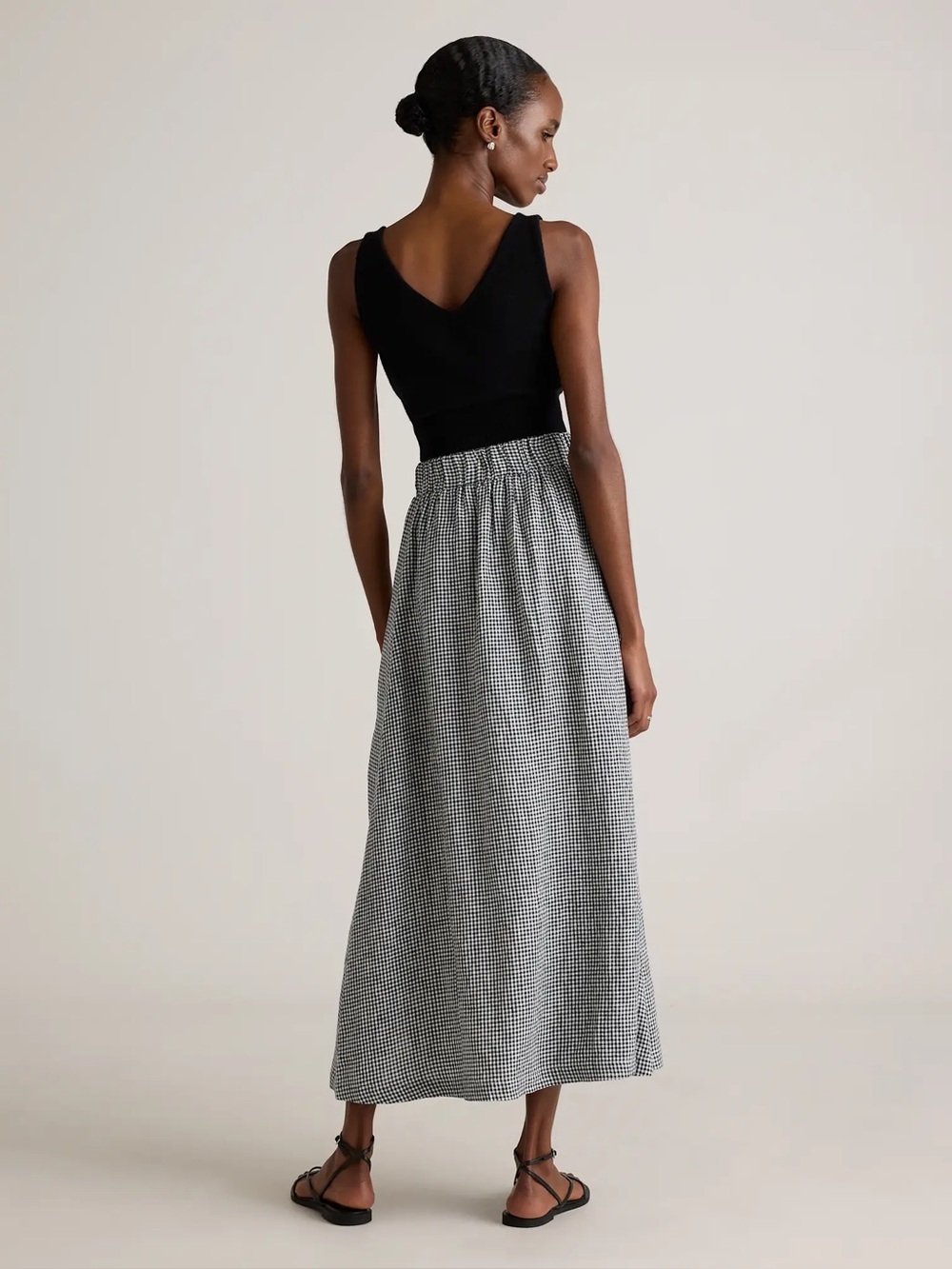 Quince 100% European Linen Maxi Skirt - Picture 4 of 8